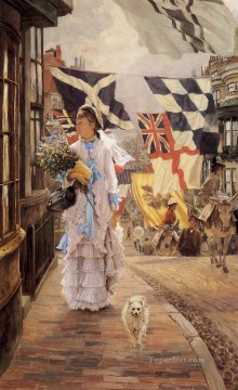  right Painting - A Fete Day at Brighton James Jacques Joseph Tissot
